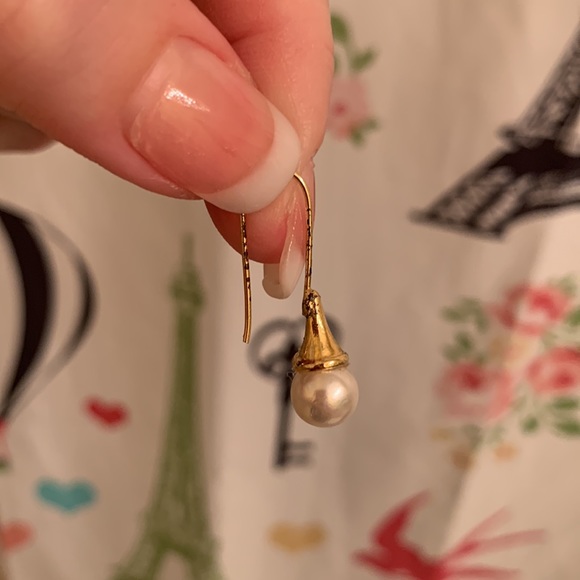 Pearl drop earrings - Picture 4 of 7